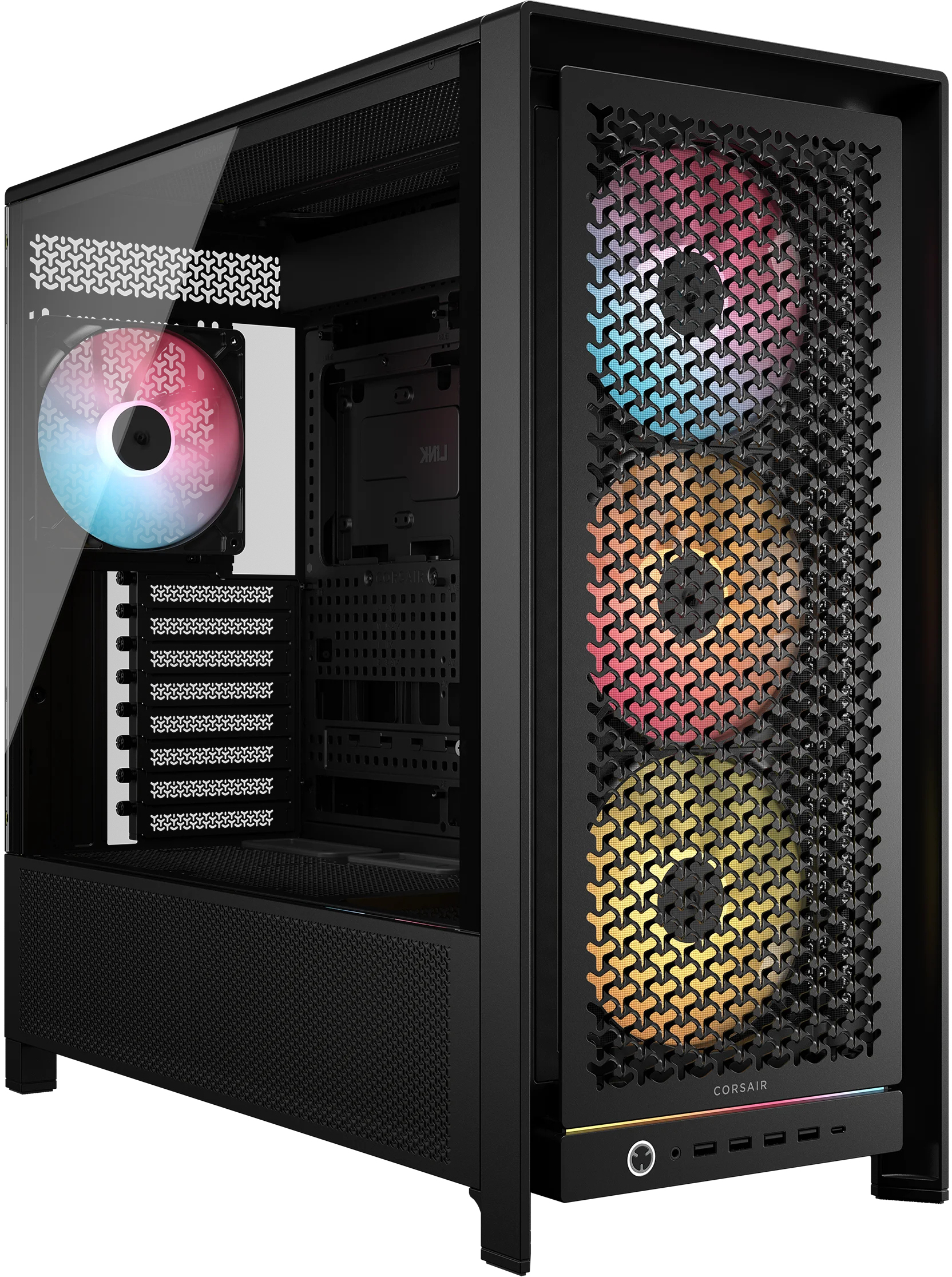 Corsair - Caixa E-ATX Corsair 5000D RS ARGB Airflow Preto Vidro Temperado