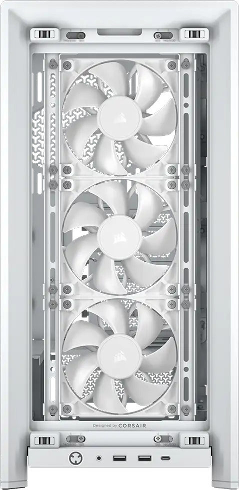 Corsair - Caixa E-ATX Corsair 4000D RS Airflow Branca Vidro Temperado