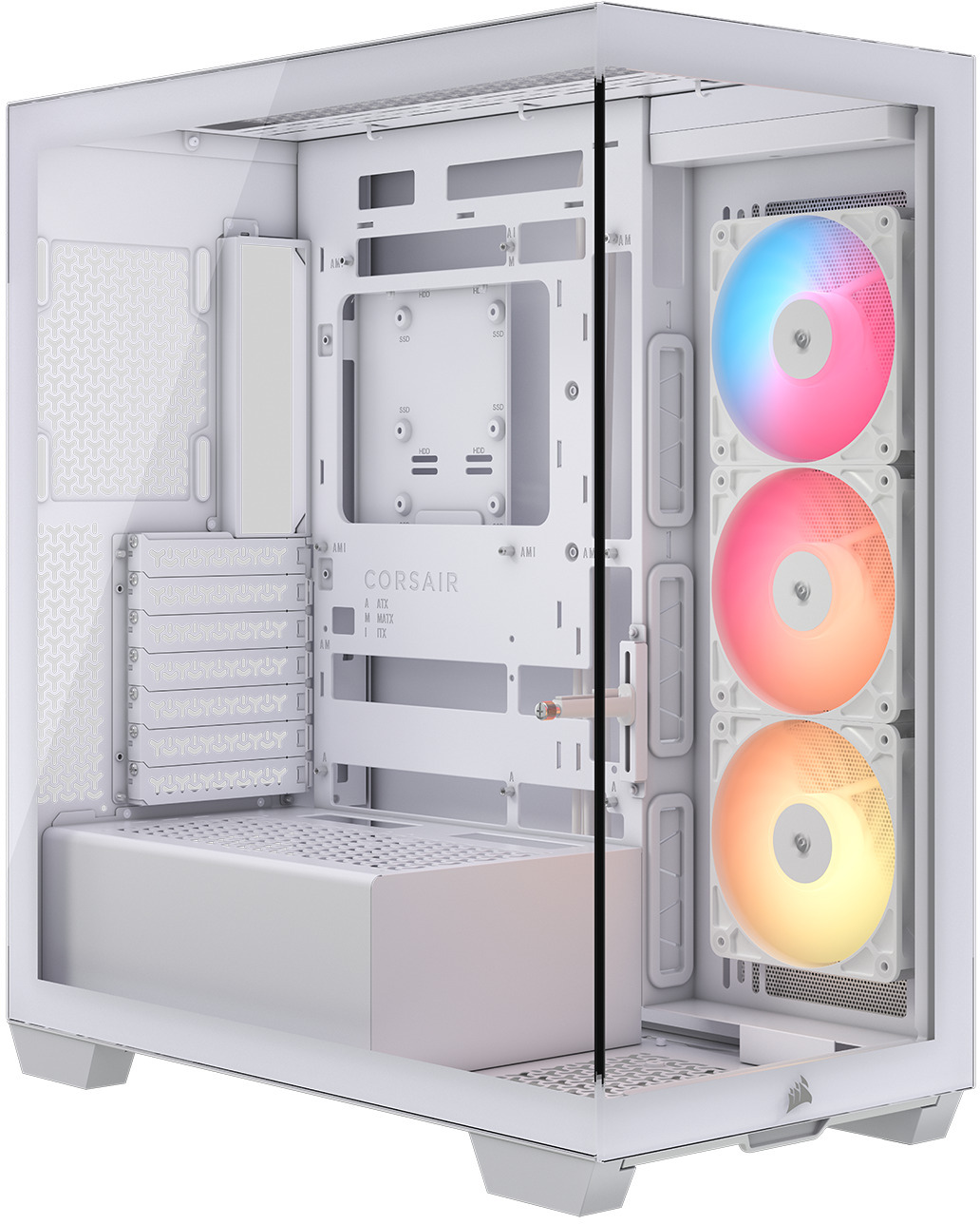 Picture of Picture of Caixa E-ATX Corsair 3500X RSR ARGB Branca Vidro Temperado