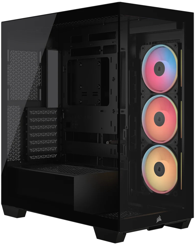 Corsair - Caixa E-ATX Corsair 3500X LXR Link RGB Preto Vidro Temperado