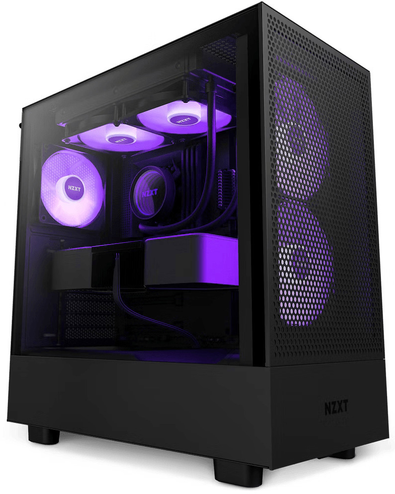 NZXT - ** B Grade ** Caixa ATX NZXT H5 Flow RGB Preta Vidro Temperado