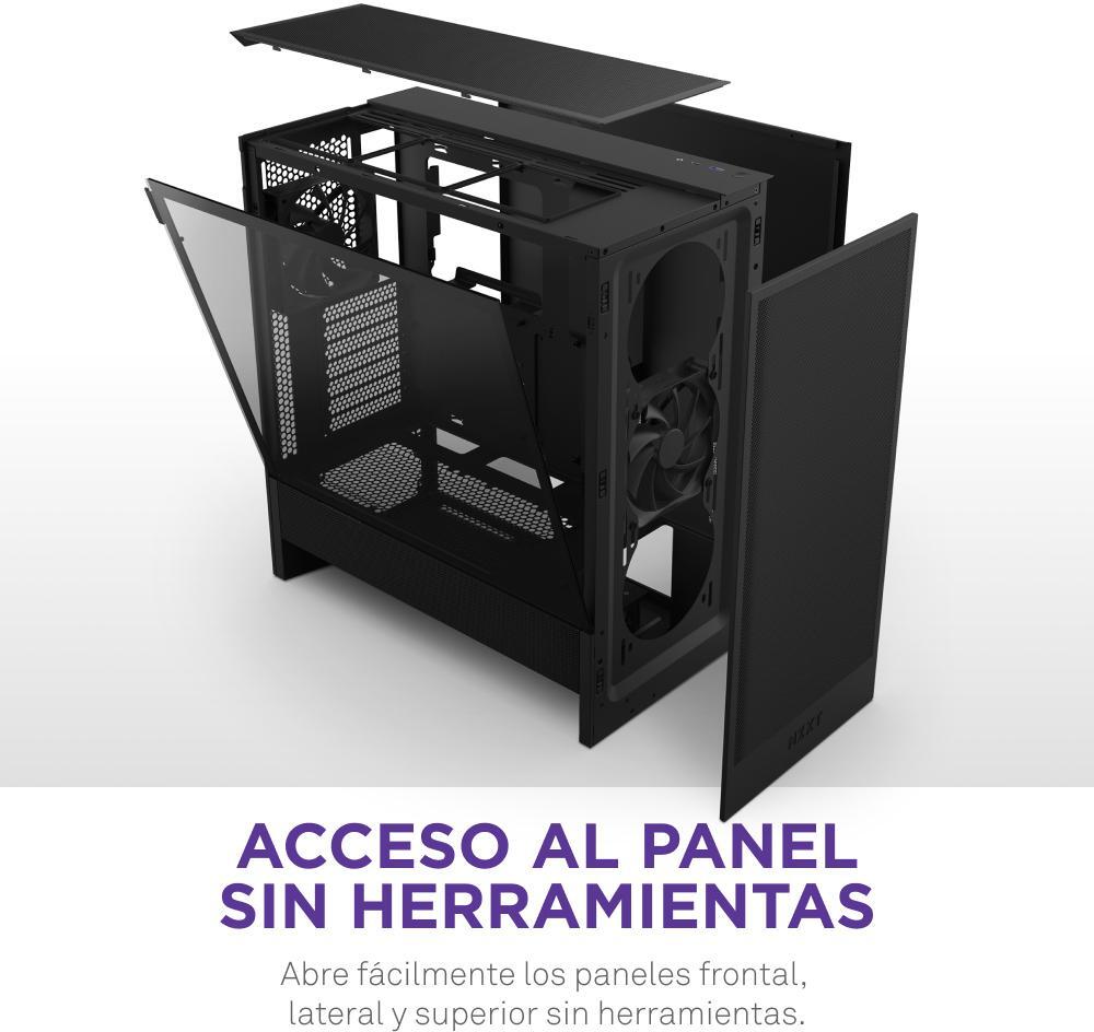 NZXT - Caixa ATX NZXT H5 Flow Compact Preta