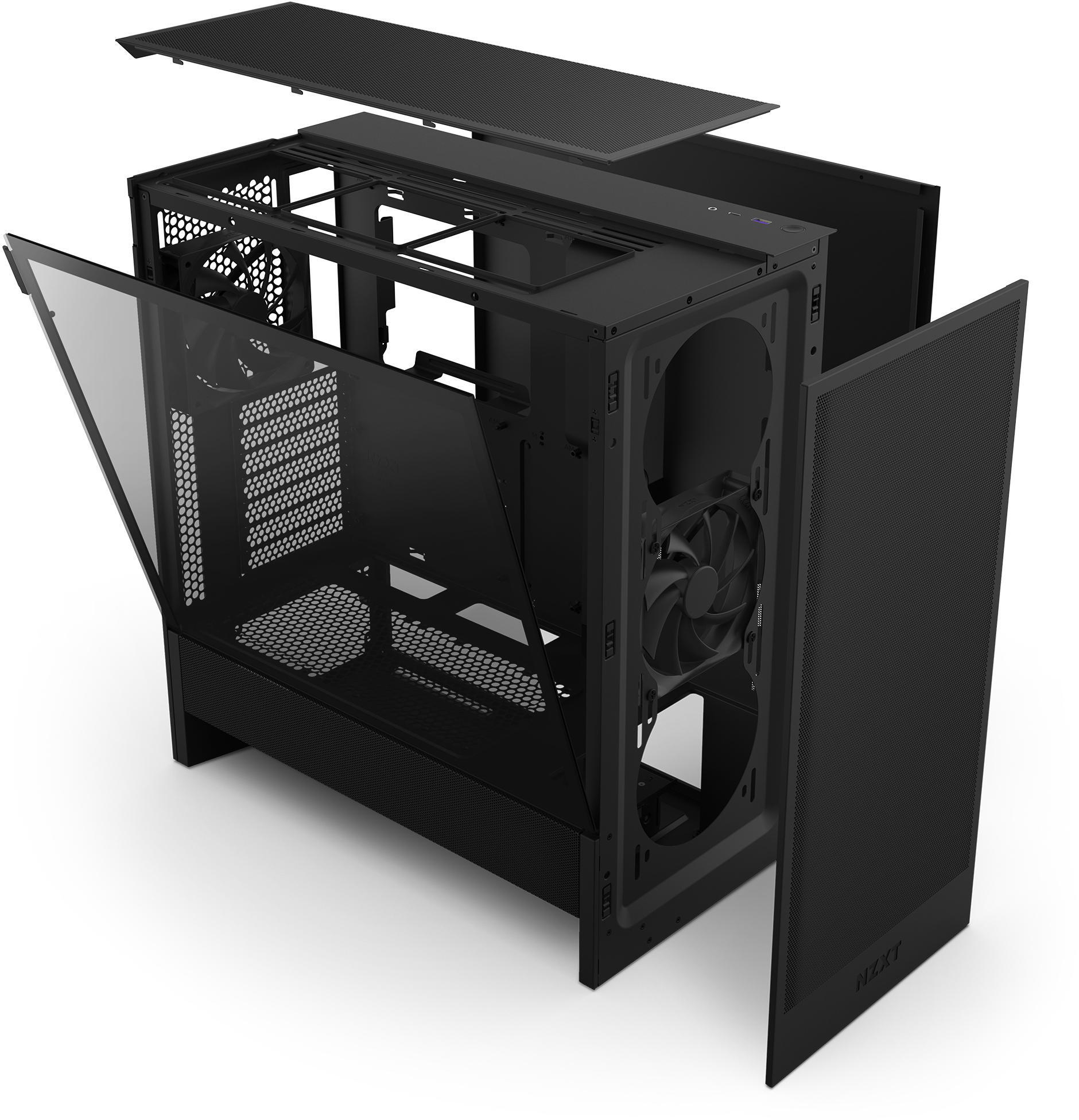 NZXT - Caixa ATX NZXT H5 Flow Compact Preta