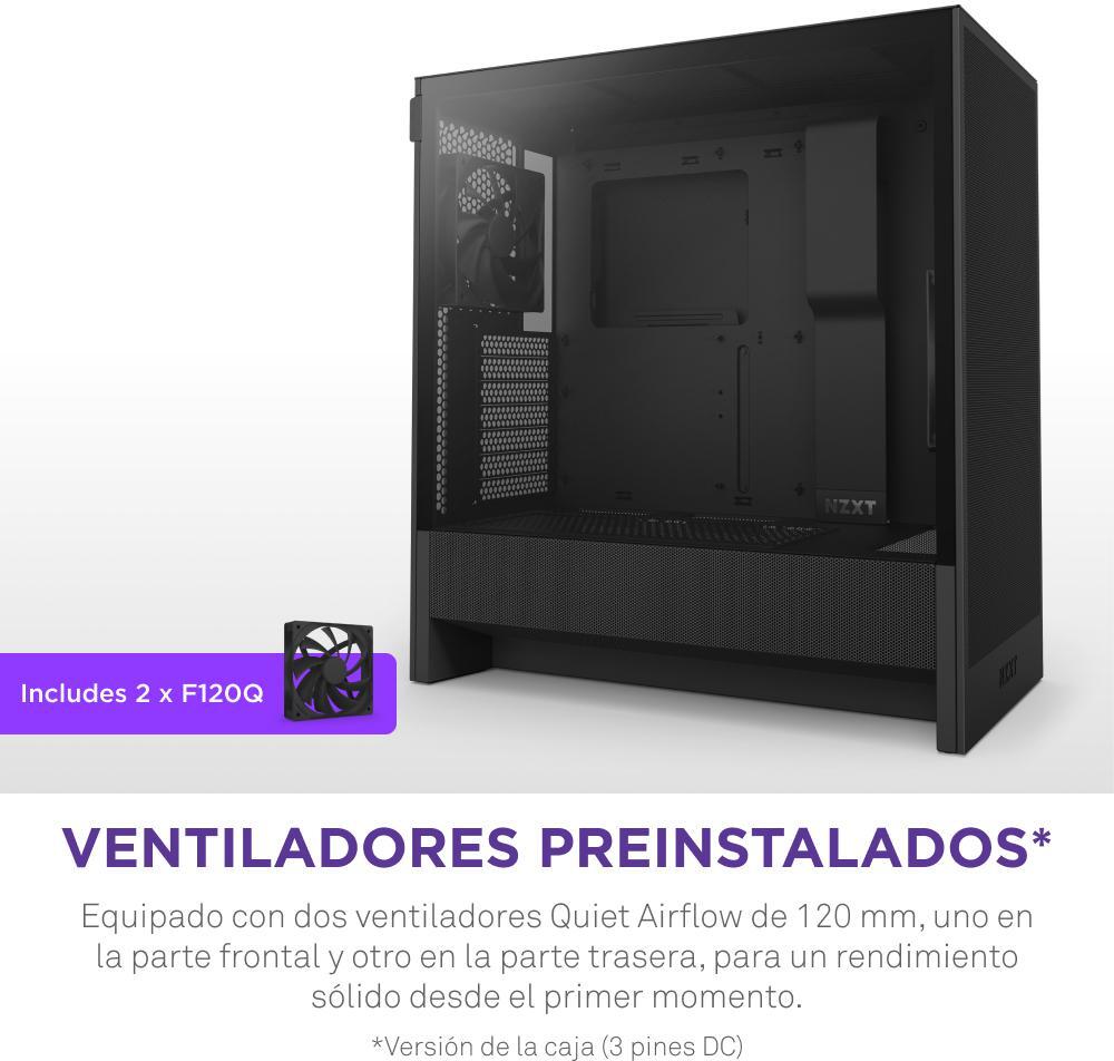 NZXT - Caixa ATX NZXT H5 Flow Compact Preta