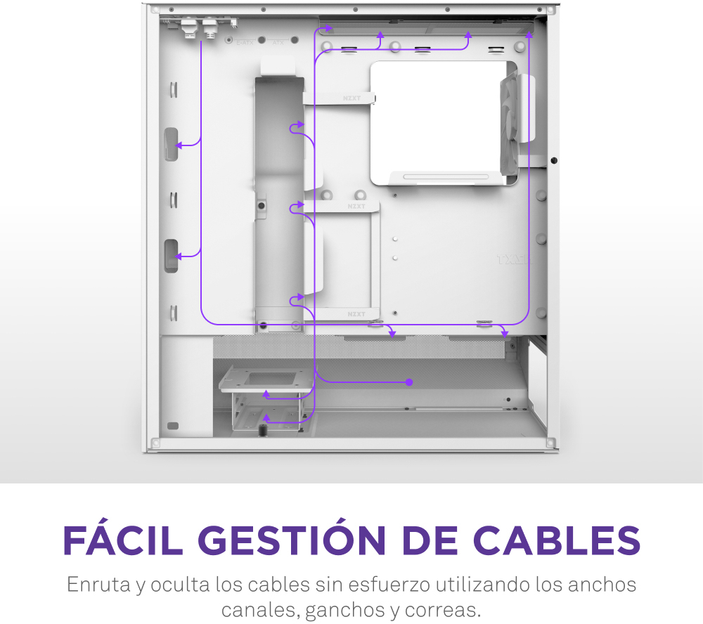 NZXT - Caixa ATX NZXT H5 Flow Compact Branca