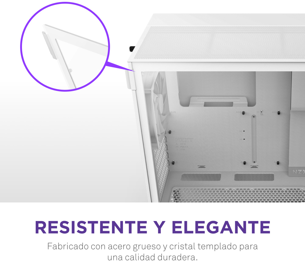 NZXT - Caixa ATX NZXT H5 Flow Compact Branca