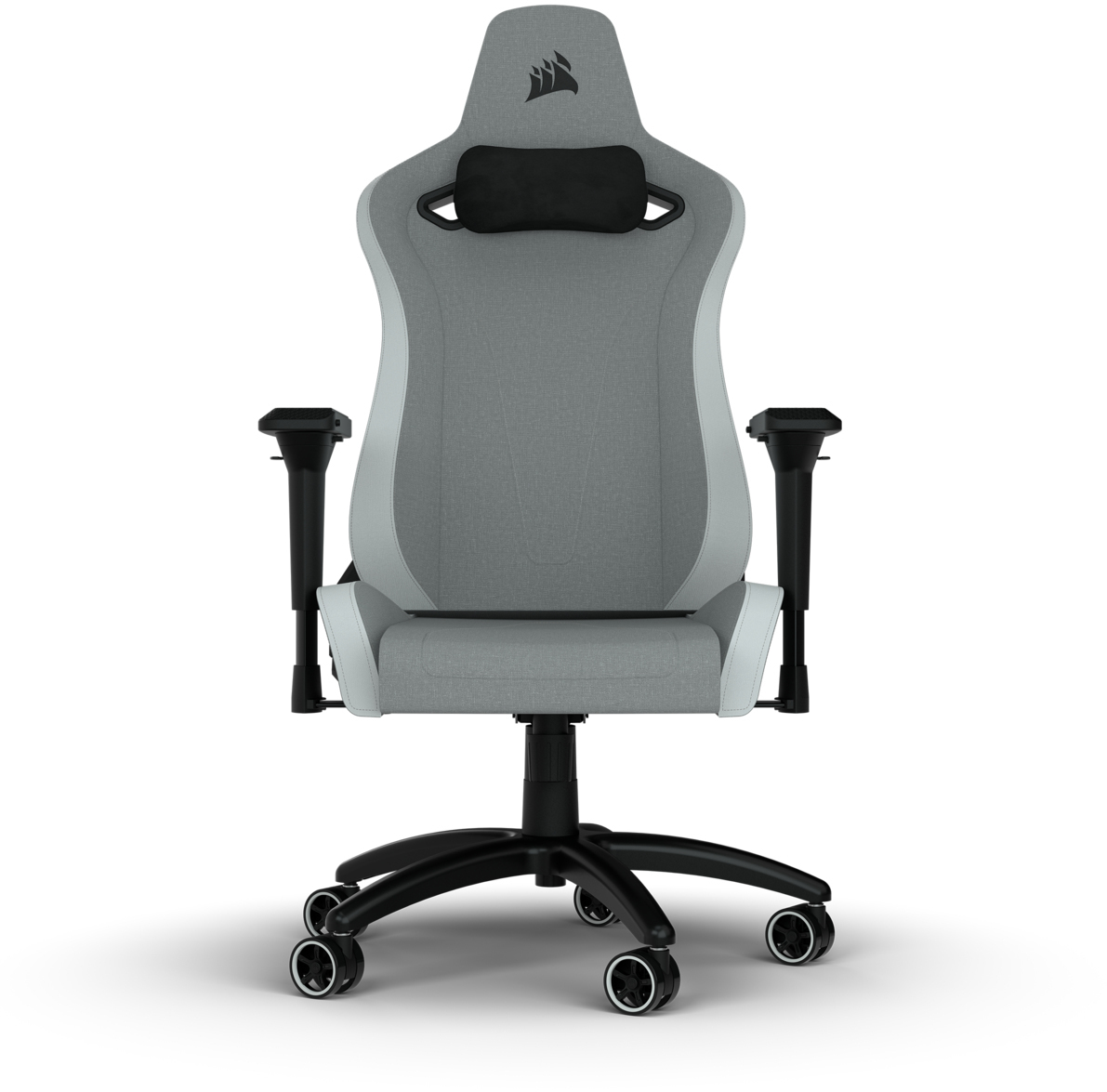 Corsair - Cadeira Gaming Corsair TC200 Fabric - Tecido Branco/Cinza