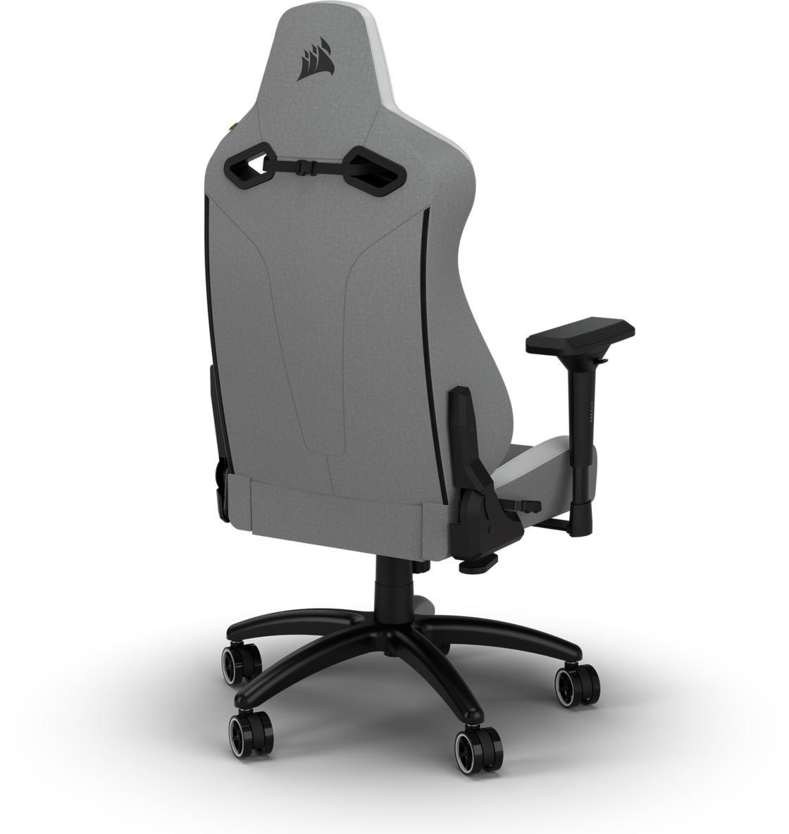 Corsair - Cadeira Gaming Corsair TC200 Fabric - Tecido Branco/Cinza