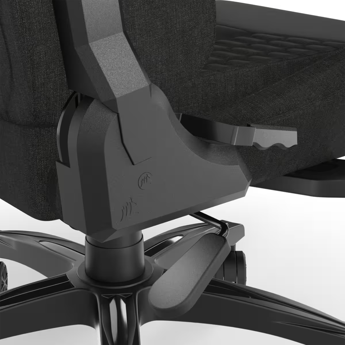 Corsair - Cadeira Gaming Corsair TC100 RELAXED - Tecido Preto/Preto