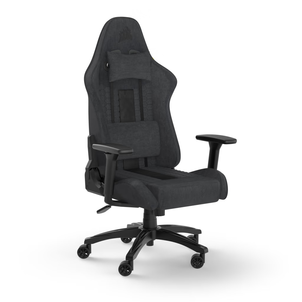 Cadeira Gaming Corsair TC100 RELAXED - Tecido Preto/Cinza