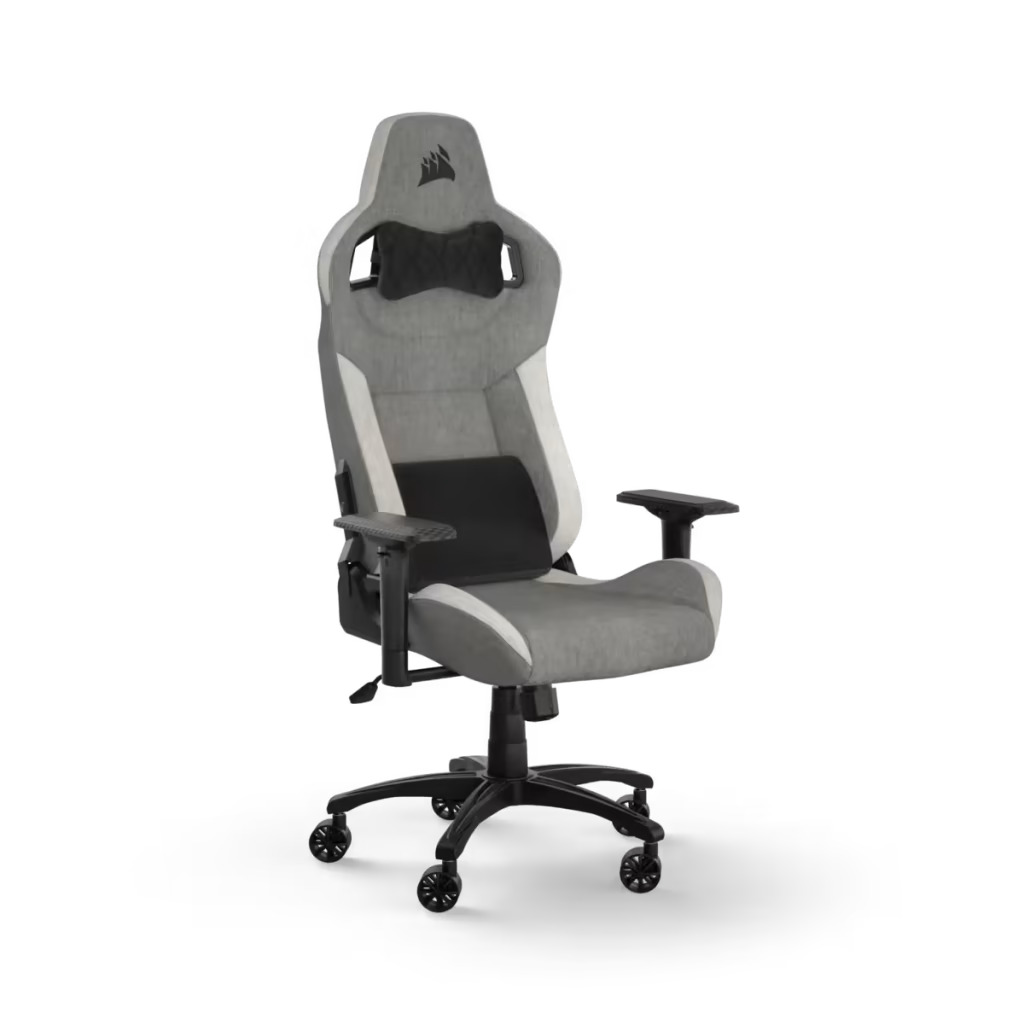 Corsair - Cadeira Gaming Corsair T3 RUSH (2023) - Branca / Cinzenta