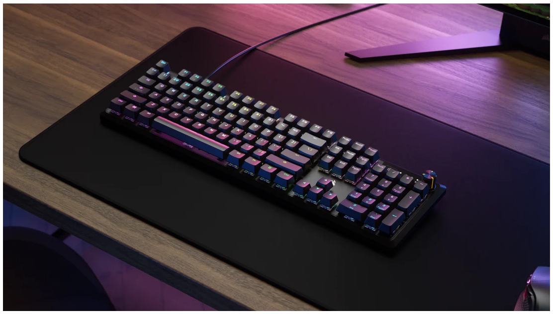 Corsair - Teclado Mecânico Corsair K70 Core RGB Switches MLX Red Preto (PT)