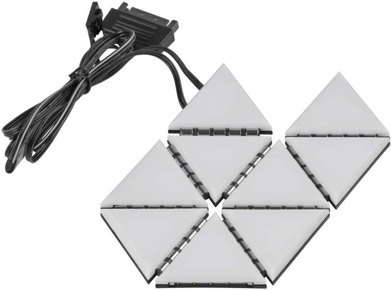 Corsair - Expansão Corsair iCUE LC100 Lighting Panels - Mini Triângulos x9