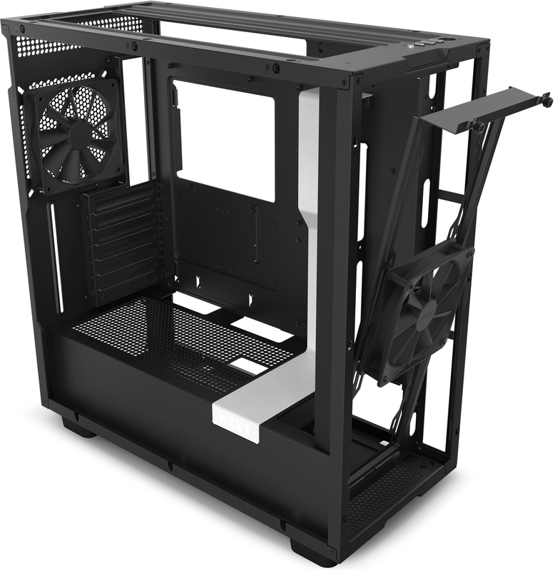 NZXT - Caixa ATX NZXT H7 Branco / Preto Vidro Temperado