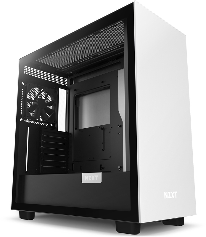NZXT - Caixa ATX NZXT H7 Branco / Preto Vidro Temperado