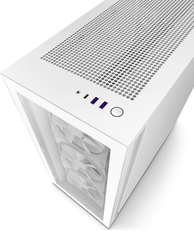 NZXT - Caixa ATX NZXT H7 Elite Branco Vidro Temperado