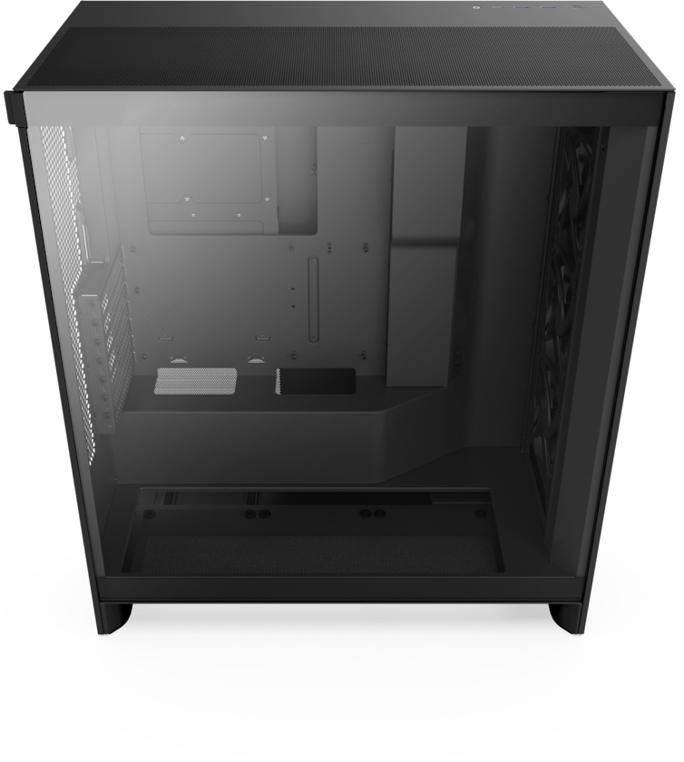 NZXT - Caixa ATX NZXT H7 Flow (2024) All Bllack Vidro Temperado