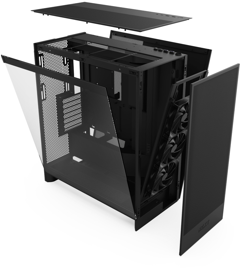 NZXT - Caixa ATX NZXT H7 Flow (2024) All Bllack Vidro Temperado