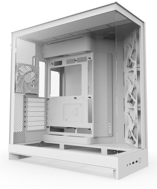 NZXT - Caixa E-ATX NZXT H9 Flow Branca (2025) Vidro Temperado