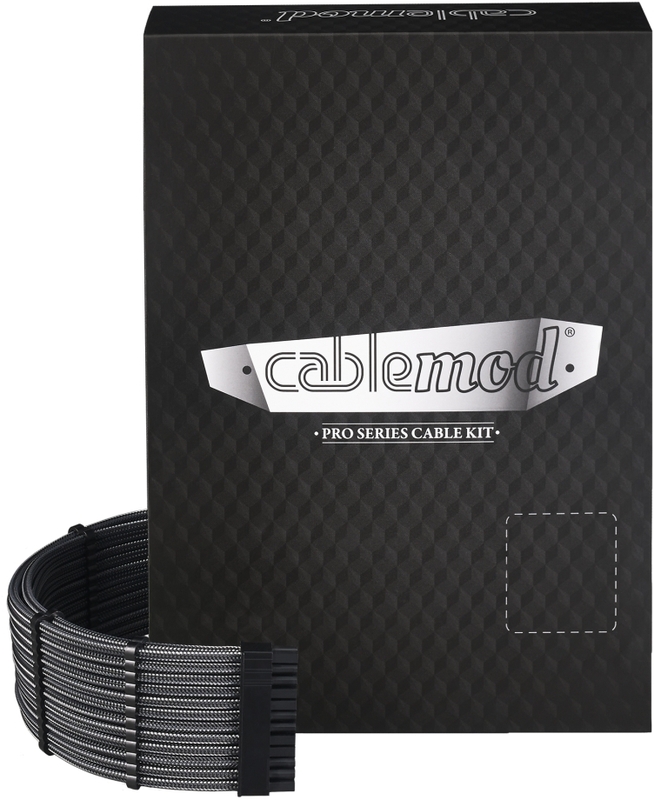 Kit de Cabos Sleeved CableMod PRO ModMesh C-Series RMi & RMx - Carbono