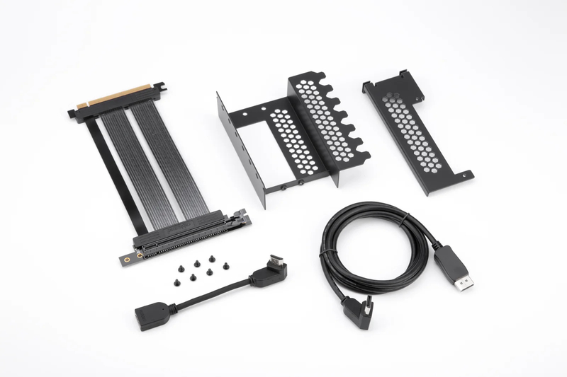 CableMod - ** B Grade ** Suporte Vertical CableMod PCI-e Bracket PCI-e 4.0 Edition, HDMI + DisplayPort - Preto