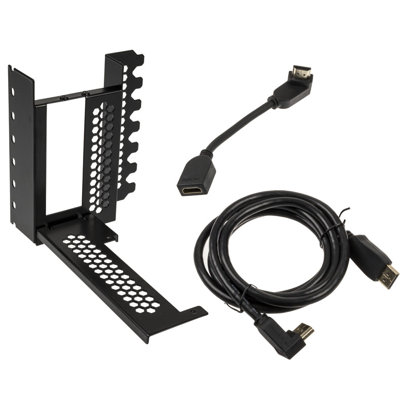 Suporte Vertical CableMod com riser para placa gráfica 1x DP 1xHDMI