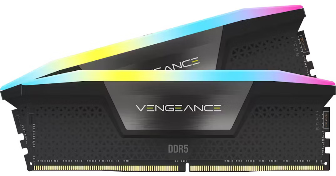 Corsair Kit 128GB (2 x 64GB) DDR5 6400Mhz Vengeance RGB Black CL42