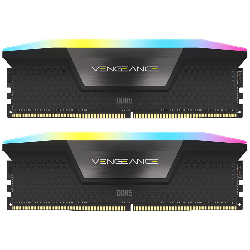 Corsair - ** B Grade ** Corsair Kit 32GB (2 x 16GB) DDR5 6400MHz Vengeance RGB Black CL36