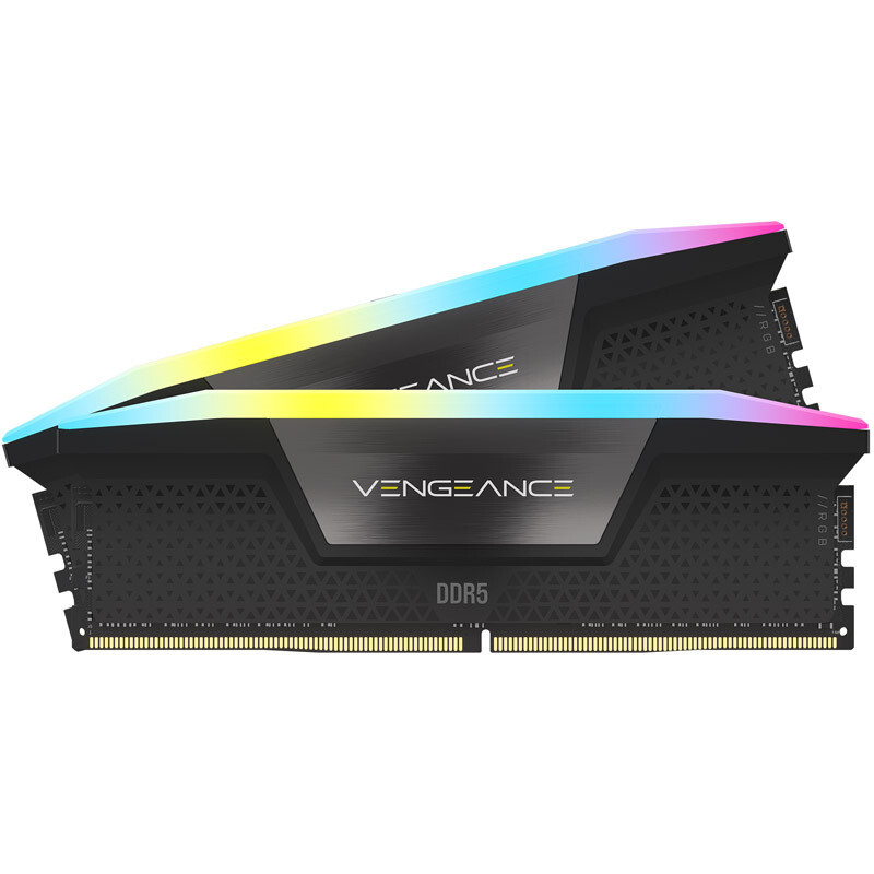 Corsair - ** B Grade ** Corsair Kit 32GB (2 x 16GB) DDR5 6400MHz Vengeance RGB Black CL36