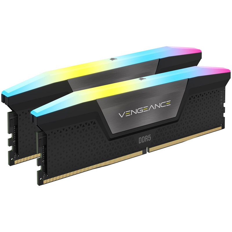 Corsair - ** B Grade ** Corsair Kit 32GB (2 x 16GB) DDR5 6400MHz Vengeance RGB Black CL36
