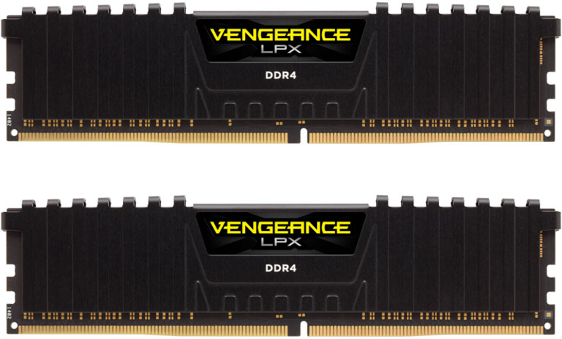 Corsair Kit 16GB (2 x 8GB) DDR4 3600MHz Vengeance LPX Black CL18