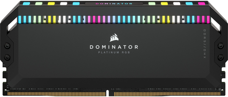 Corsair - Corsair Kit 32GB (2 x 16GB) DDR5 5600MHz Dominator Platinum RGB Black CL36