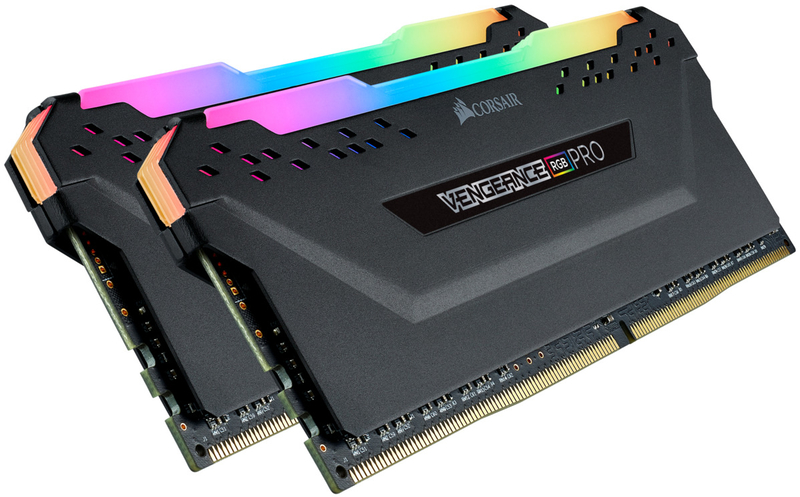 Corsair - Corsair Kit 16GB (2 x 8GB) DDR4 3600MHz Vengeance Pro RGB Black CL16
