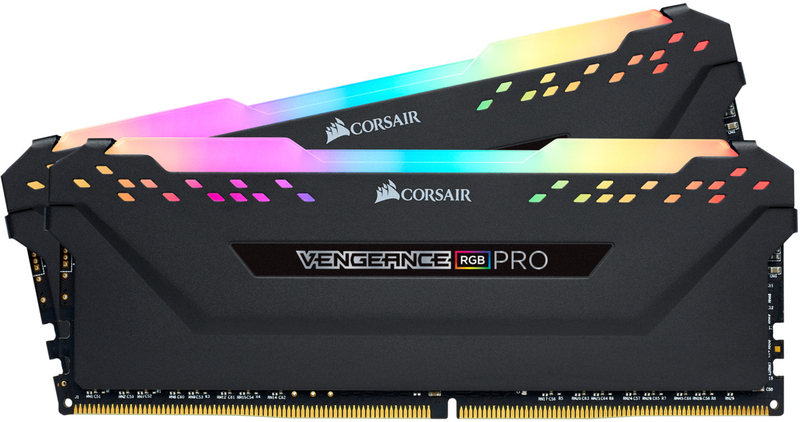 Corsair - Corsair Kit 32GB (2 x 16GB) DDR4 3200MHz Vengeance Pro RGB Black CL16