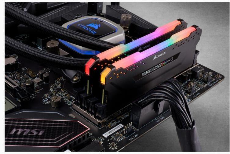 Corsair - Corsair Kit 32GB (2 x 16GB) DDR4 3200MHz Vengeance RGB Pro CL16