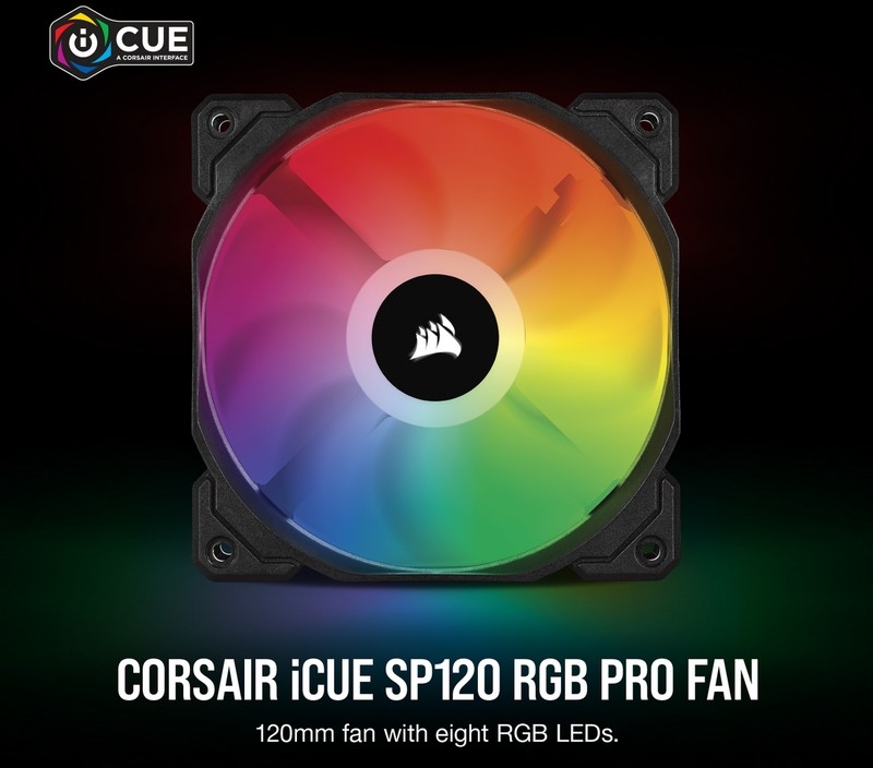 Corsair - Ventoinha Corsair iCUE SP120 RGB Pro Performance