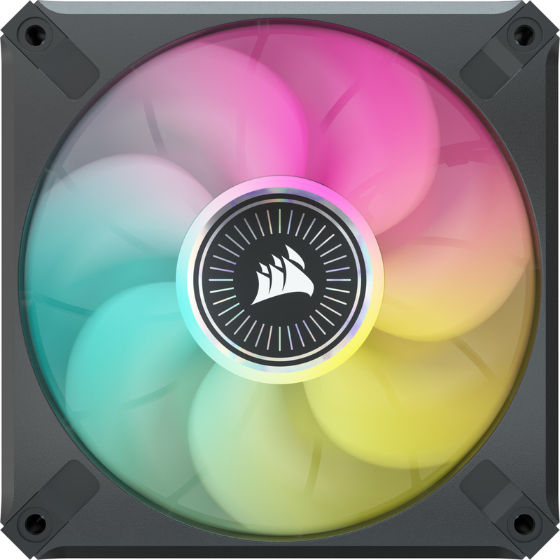 Corsair - Ventoinha Corsair iCUE ML120 RGB ELITE Premium PWM 120mm Magnetic Levitation Fan (Pack 3) c/ iCUE Lighting Node CORE