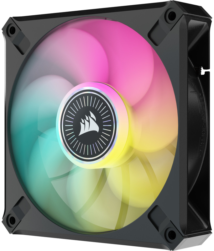 Corsair - Ventoinha Corsair iCUE ML120 RGB ELITE Premium PWM 120mm Magnetic Levitation Fan (Pack 3) c/ iCUE Lighting Node CORE