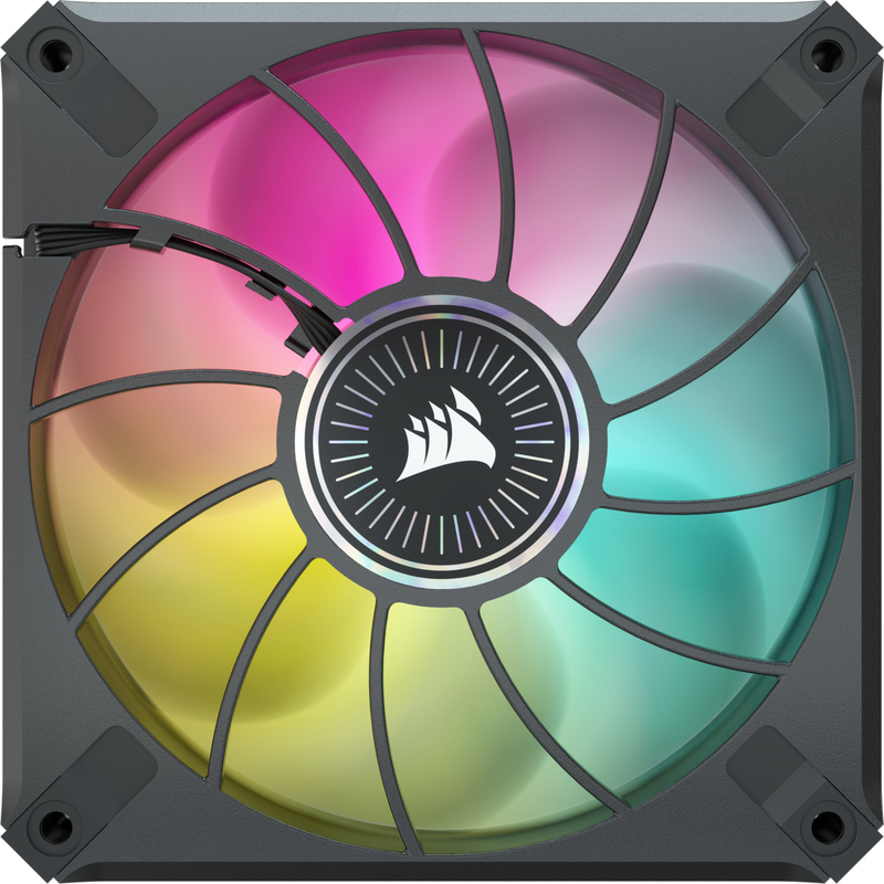 Corsair - Ventoinha Corsair iCUE ML120 RGB ELITE Premium PWM 120mm Magnetic Levitation Fan (Pack 3) c/ iCUE Lighting Node CORE