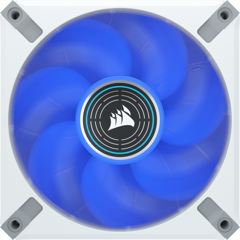 Ventoinha Corsair ML120 ELITE LED Blue Premium PWM Branca 120mm - Magnetic Levitation Fan