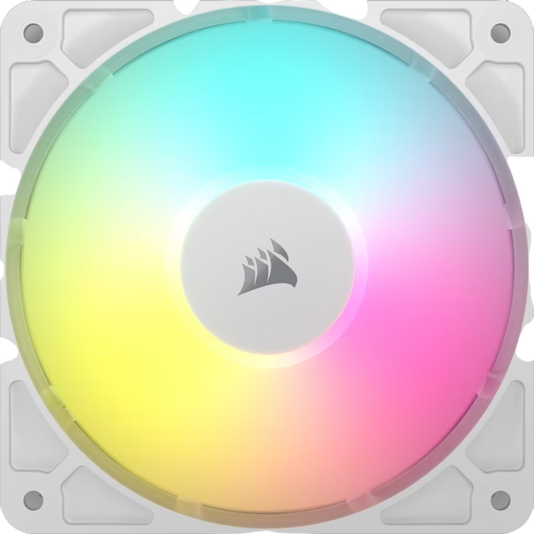 Corsair - Ventoinha Corsair RS120-R ARGB Reverse PWM Branca 120mm (Pack 3)
