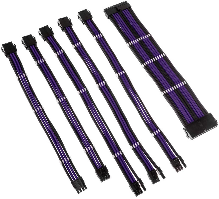 Kit de Expansão Kolink Core Adept Braided - Jet Black/Titan Purple