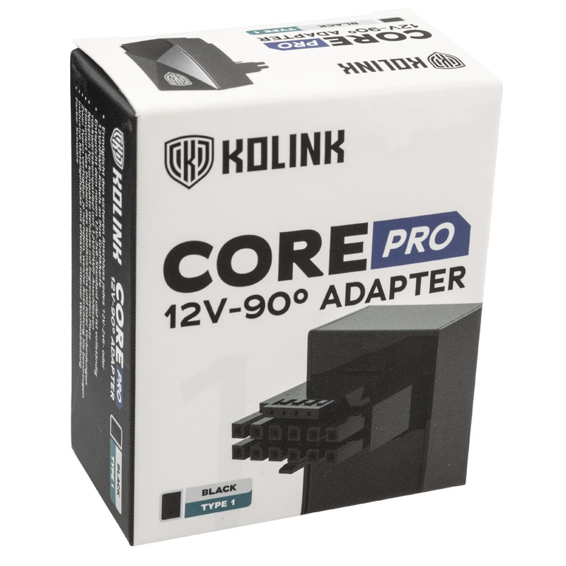 Kolink - Adaptador Kolink Core Pro 12V-2x6 90 Degree - Type 1