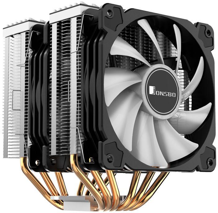Jonsbo - Cooler CPU Jonsbo CR-3000 ARGB Preto - 2x 120mm