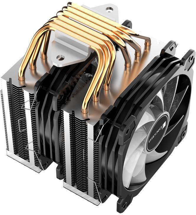Jonsbo - Cooler CPU Jonsbo CR-3000 ARGB Preto - 2x 120mm