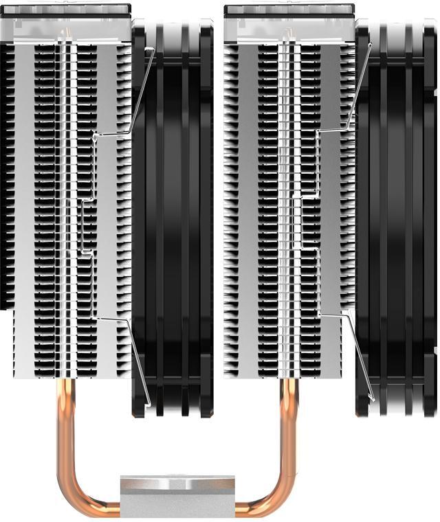 Jonsbo - Cooler CPU Jonsbo CR-3000 ARGB Preto - 2x 120mm