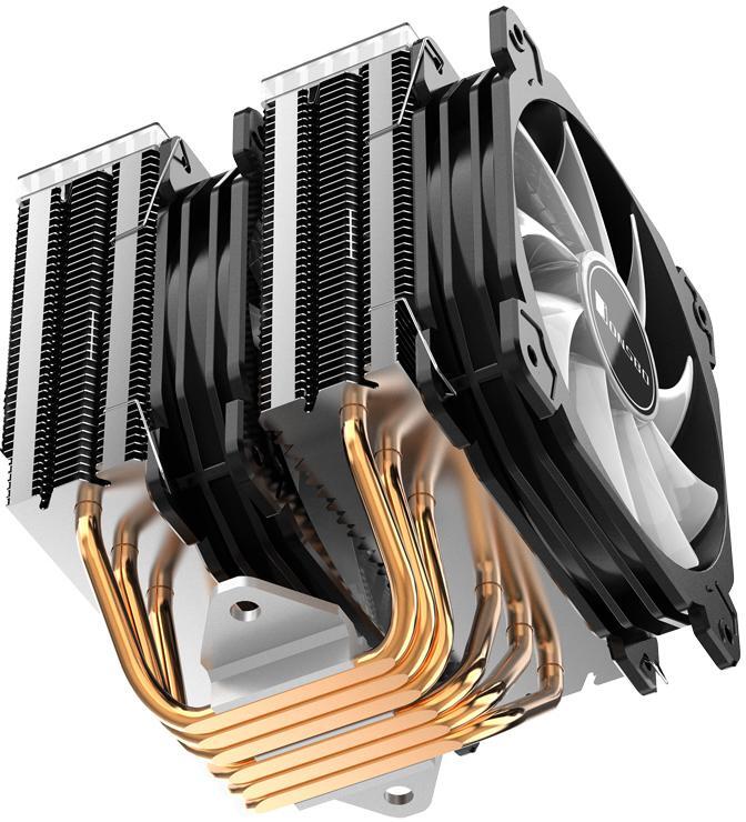 Jonsbo - Cooler CPU Jonsbo CR-3000 ARGB Preto - 2x 120mm