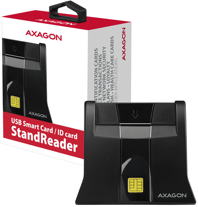 AXAGON - Leitor cartão cidadão Stand AXAGON CRE-SM4N USB 2.0