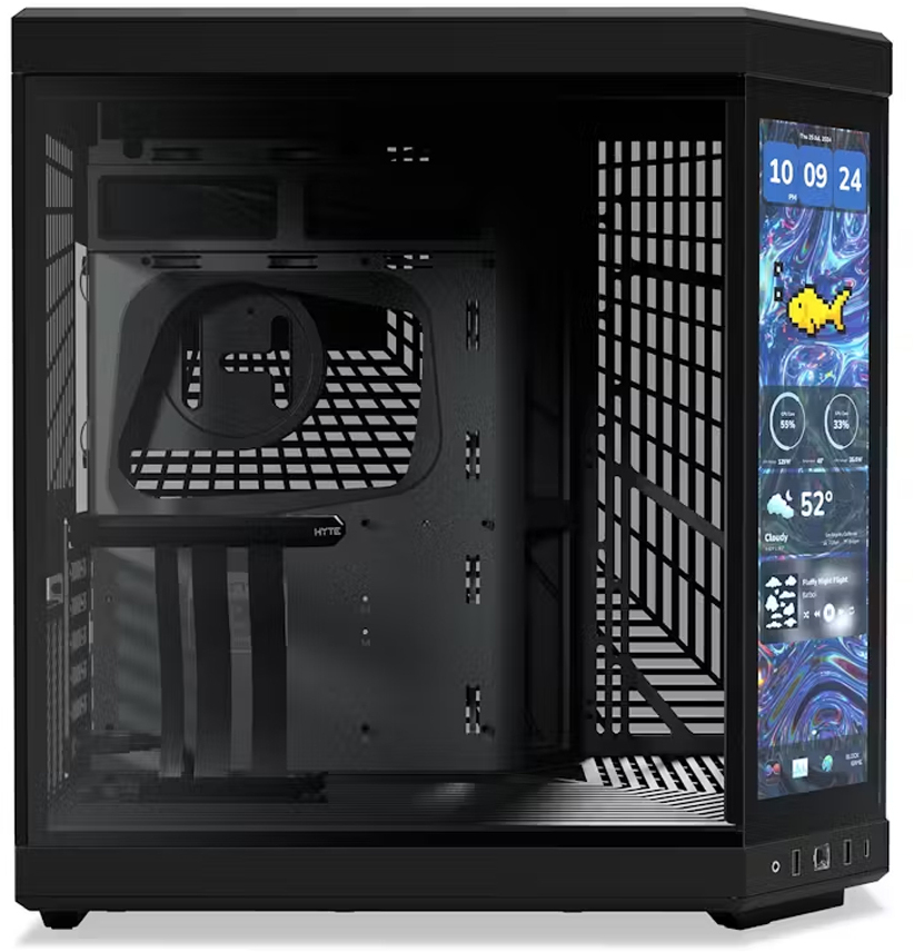 Hyte - Caixa ATX Hyte Y70 Touch Infinite Vidro Temperado Preto