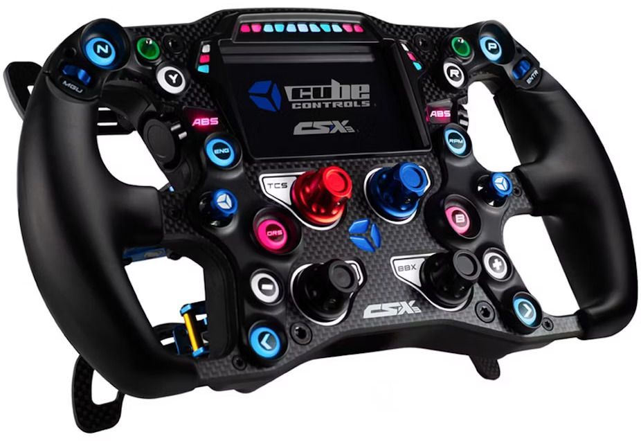 Cube Controls - ** B Grade ** Volante Cube Controls CSX-3 - 6 Paddles - Azul
